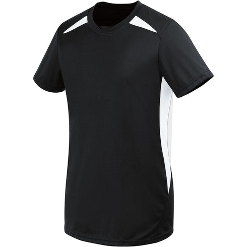 Russell Athletic Ladies Hawk Jersey (322872), Color 'Black/White'